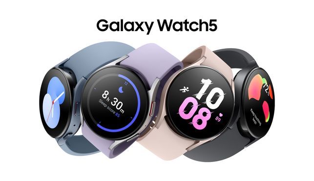 Samsung Galaxy Watch 5 44mm BT Smartwatch (3,46 cm/1,4 Zoll, Wear 