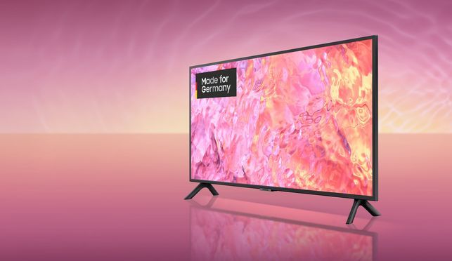 Samsung GQ55Q60CAU LED-Fernseher (138 cm/55 Zoll, Smart-TV, 100% Farbvolumen  mit Quantum Dots,Quantum HDR,AirSlim,Gaming Hub)