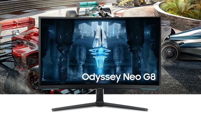 Samsung Odyssey Neo G8 S32BG850NP Curved-Gaming-LED-Monitor (81 cm/32 