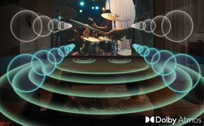 Erlebe einen multidemensionalen Dolby-Atmos Sound