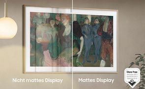 Genieße ein mattes Display, frei von Reflexionen