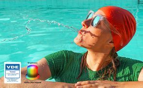 Bis zu 100 % Farbvolumen