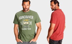 T-Shirt mit stylischem Print