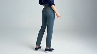 Robuster Denim mit Stretchanteil