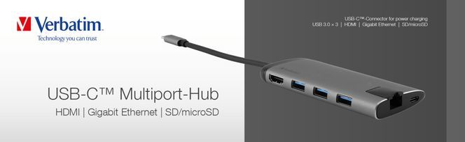 49142 | USB-C™ Multiport-Hub / USB 3.0 | HDMI | Gigabit Ethernet | SD/microSD