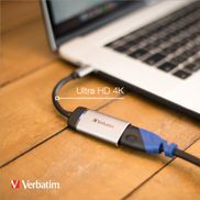 Der Verbatim USB-C™ auf HDMI 4K Adapter