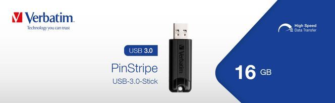 49316 | PinStripe USB 3.0-Stick | 16GB