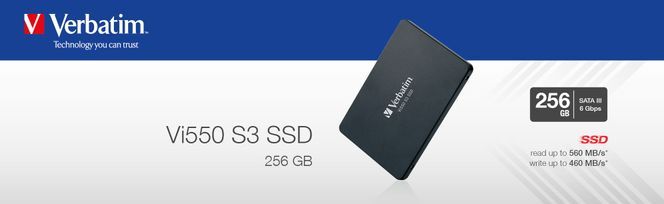 Verbatim Vi550 S3 256GB interne SSD (256 GB) 2,5\