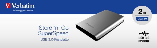 53189 | Store 'n' Go SuperSpeed USB 3.0, silber, 2TB