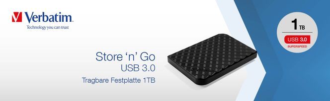 53194 | Store 'n' Go USB 3.0 | 1TB, schwarz