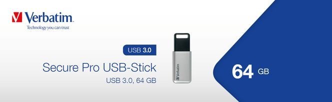 98666 | Secure Pro USB 3.0-Stick | 64 GB