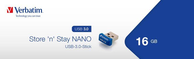 98709 | Store 'n' Stay NANO USB 3.0-Stick | 16GB