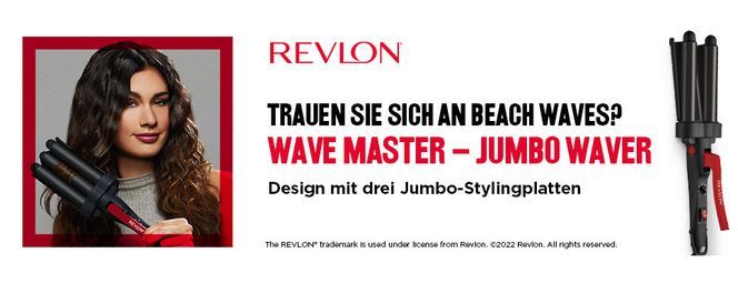 Revlon Wave Master Jumbo-Welleneisen, RVIR3056UKE