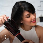 3- Für eine Frisur mit mehr Volumen wie aus dem Frisiersalon
