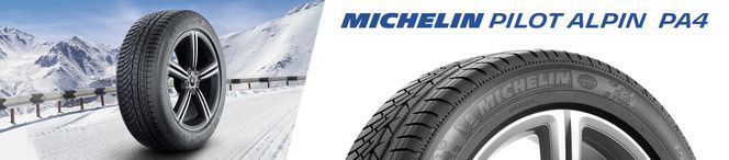 Michelin Winterreifen PILOT Alpin PA4, 1-St., in verschiedenen Ausführungen  erhältlich, Felge nicht im Lieferumfang enthalten