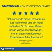 Michelin Ganzjahresreifen verschiedenen der Premiumreifen Laufleistung Ausführungen eine Cross 1-St., Climate, Zudem in Agilis hohe erhältlich, erreicht
