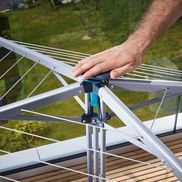 Bequemes Nachspannen der Leinen