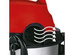 Integrierter Blasanschluss