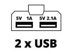 2 USB-Anschlüsse