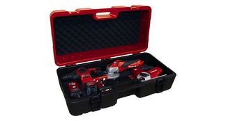 Einhell Werkzeugkoffer E-Box L70/35, Koffer für universelle Aufbewahrung  von Werkzeug und Zubehör