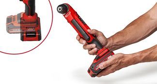 Drehbare Akku-Aufnahme