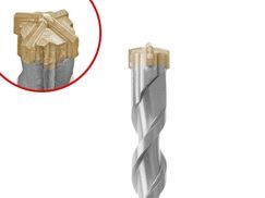 Vierschneidige Hartmetallplatte