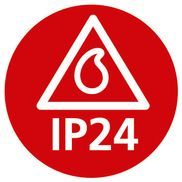 Spritzwasserschutz nach IP 24