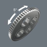 Niedriger Rückschwenkwinkel