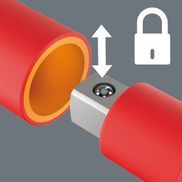 Integrierte Kugelverriegelung