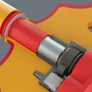 Im Griff integrierte Ratschenmechanik