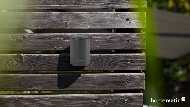 Homematic IP Temperatur- und Luftfeuchtigkeitssensor – außen, anthrazit