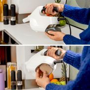 Nonstop-Dampf und integrierte Entkalkungskartusche