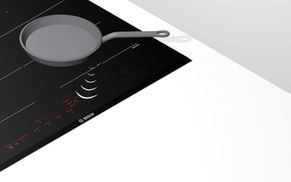 BOSCH Flex-Induktions-Kochfeld von SCHOTT CERAN® PXY875KW1E, mit PerfectFry- Bratsensor, TFT-Touchdisplay: einfache Menüführung, gut lesbarer Text und  lebendige