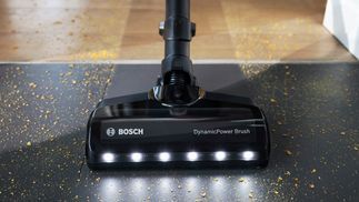 Motorisierte Düse mit LED-Beleuchtung.