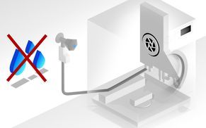 Wäschewaschen ohne Wasserschaden dank Aqua Stop.