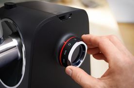 Leichte Handhabung durch einzigartigen Bedienknopf