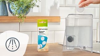 Stark gegen Kalk, schonend zur TASSIMO.