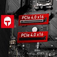 2 x verstärkte PCI-e 4.0 x16-Steckplätze