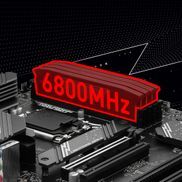 4 x DDR5 Dual Channel (6800+ MHz OC)*