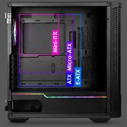 Mid-Tower: Unterstützt E-ATX-Mainboards