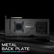 Schützende Metallrückplatte