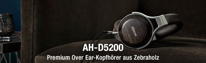 Denon AH-D5200 Over-Ear-Kopfhörer (Hi-Res, Rauschunterdrückung)