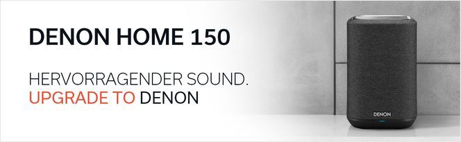 Denon HOME 150 Multiroom-Lautsprecher (Bluetooth, LAN (Ethernet), WLAN (WiFi),  multiroomfähig), Herausragende Audio-Qualität, basierend auf 110 Jahren  Erfahrung