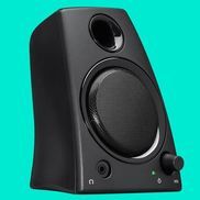 Logitech Z130 Stereo-Lautsprecher PC-Lautsprecher (5 W, Lautstärke- und  Tonregler,Ein-/Ausschalter)