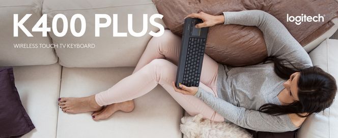 Logitech® Wireless Touch Keyboard K400 Plus