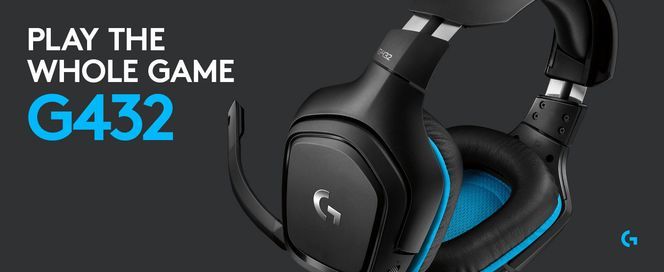 Logitech G 432 kabelgebundenes Gaming Headset, 7.1 Surround Sound, DTS Headphone:X 2.0, Schwarz