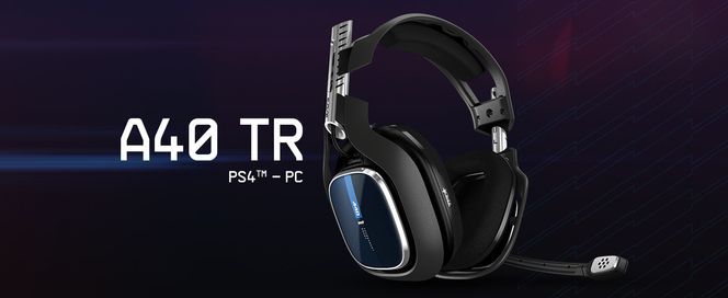 ASTRO Gaming A40 TR Headset mit Kabel, Gen4, Dolby ATMOS,Xbox X|S|One/PS5/PS4/PC/Mac Schwarz/Blau