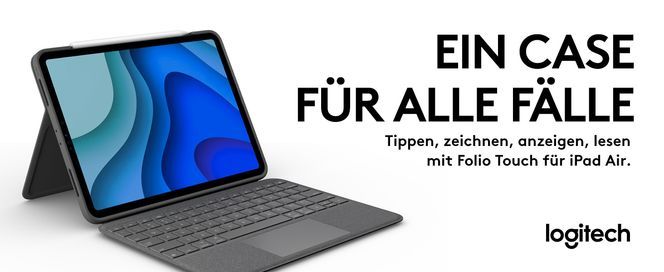 Logitech Folio Touch Tastatur-Case für für iPad Pro 11 Zoll 1/2/3