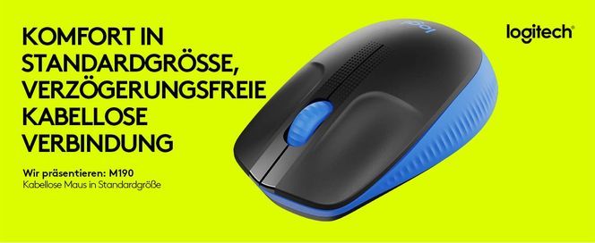 M190 Full-size wireless mouse