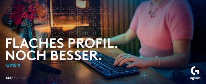 Logitech G915 X Low Profile Wired Gaming Keyboard